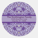 Search for purple damask stickers Elegant