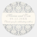 Search for silver damask stickers Elegant