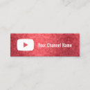 Search for youtube business cards Beauty makeup blogger youtuber