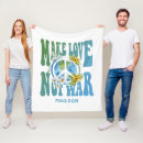 Search for peace sign blankets Modern