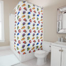 Search for quirky shower curtains Colourful