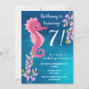Search for seahorse invitations Underwater