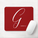 Search for g monograms mousepads Modern