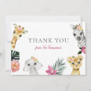 Search for wild one thank you cards Pink