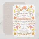 Search for autumn floral baby shower invitations Brown