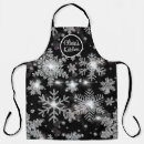 Search for black and silver aprons Modern