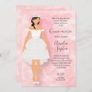 Search for white dress quinceanera invitations 15th birthday