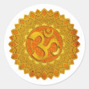 Search for orange mandala stickers Design