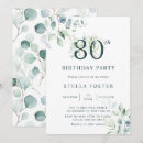Search for number eighty invitations Elegant