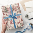 Search for ice skating wrapping paper Vintage