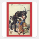 Search for the krampus stickers Vintage christmas