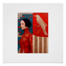 Search for golden bird posters Red