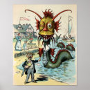 Search for sea serpent posters Vintage