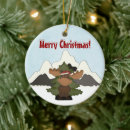 Search for moose christmas tree decorations Mountains