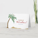 Search for palm tree christmas cards Red