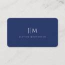 Search for monogram business cards Typography
