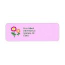 Search for funky return address labels Floral