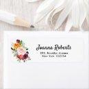 Search for burgundy return address labels Botanical