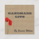 Search for poppy business cards Trendy