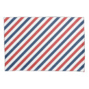 Search for red and white stripes pillowcases Blue