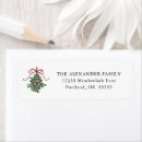 Search for mistletoe return address labels Simple