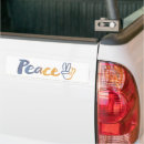 Search for war is peace bumper stickers Flag