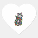 Search for crazy skull stickers Black cats