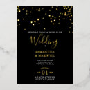 Search for new years wedding invitations Black