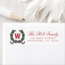 Search for laurel wreath return address labels Watercolor