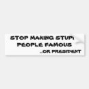 Search for stupid people bumper stickers Obama