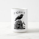 Search for funny black crow mugs Pun