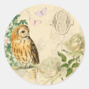 Search for vintage owl stickers Floral