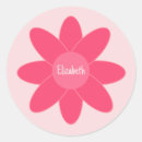 Search for shades of pink stickers Floral