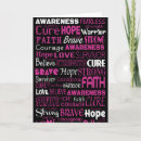 Search for breast cancer awareness cards Warrior
