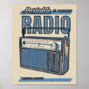 Search for vintage radio posters Music