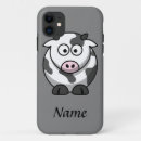 Search for cartoon cow iphone cases Black