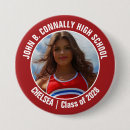 Search for cheerleading badges Red