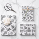Search for city wrapping paper Hand drawn