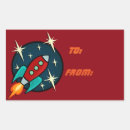 Search for retro rocket ship stickers Space
