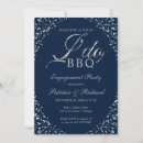 Search for blue and silver engagement party invitations Couple