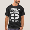Search for flight simulator tshirts Airplane
