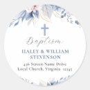 Search for baby boy baptism stickers Dusty blue