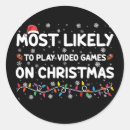 Search for gamer stickers Xmas