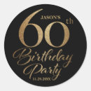 Search for 60th birthday stickers Stylish