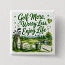 Search for funny golf badges Golfer
