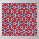 Search for hexagons posters Pattern