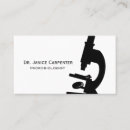 Search for microscope business cards Microbiologist