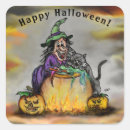 Search for funny witch stickers Pumpkin