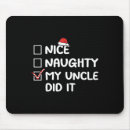 Search for uncles christmas mousepads Halloween
