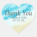 Search for heart in sand stickers Beach